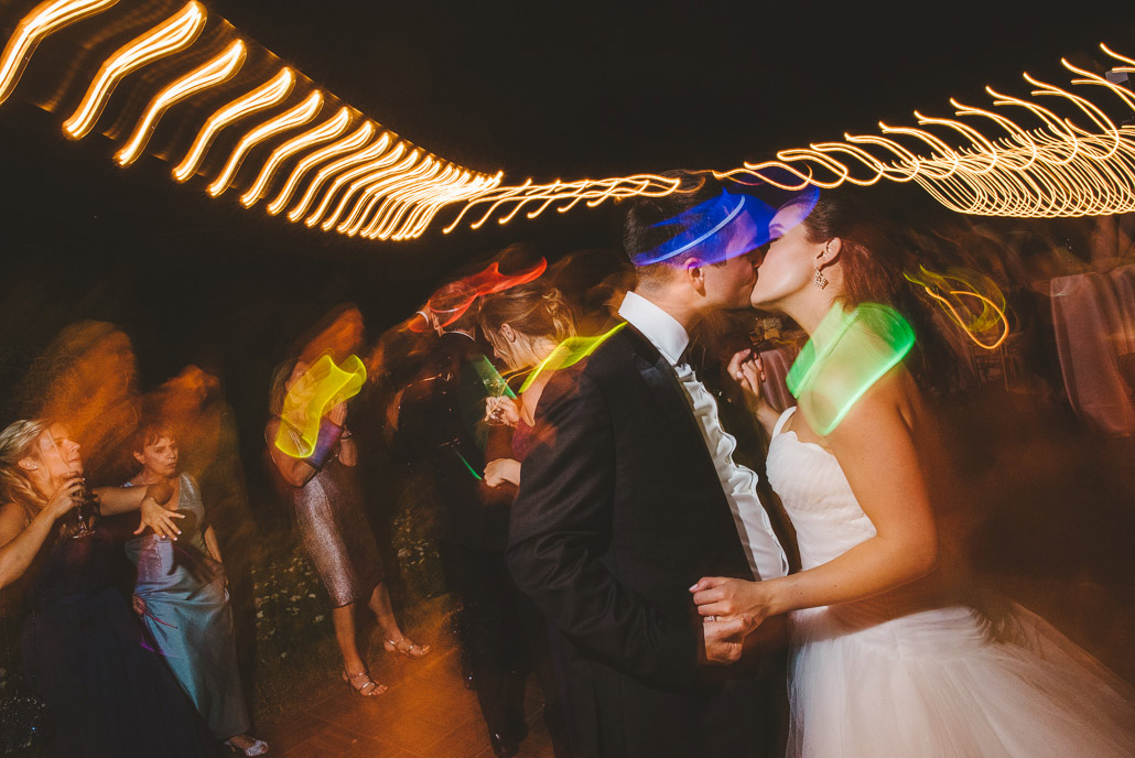 Glowsticks at weddings
