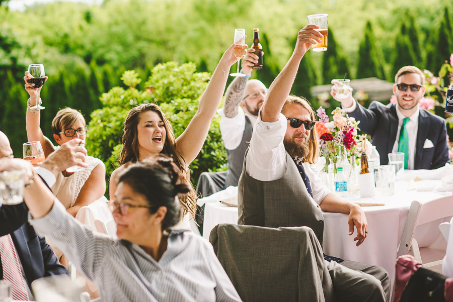 Beer at wedding reception