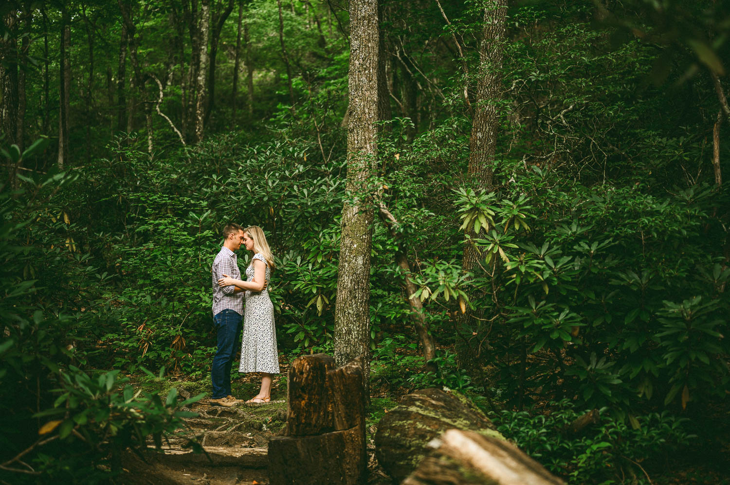 Pretty engagement session location