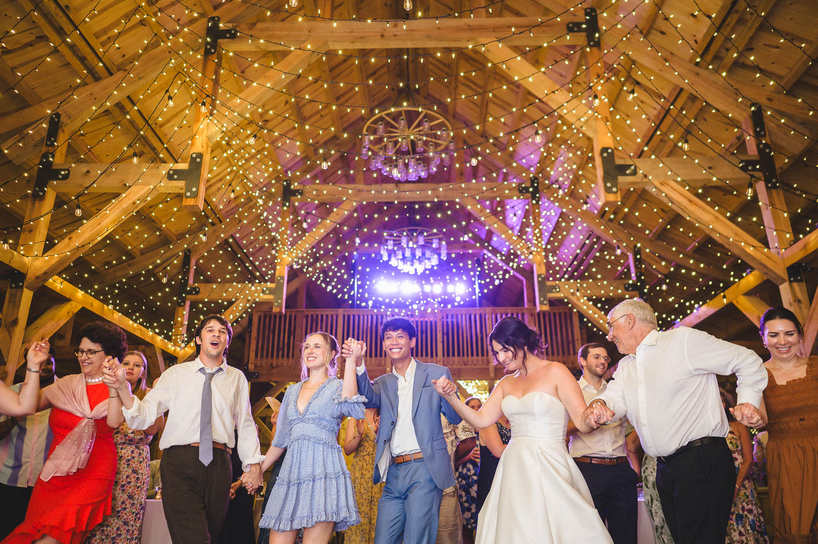 An epic dance party at reception